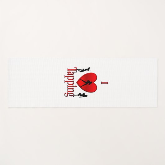 I Heart Tap Dance Yogamat (Voorkant (horizontaal))