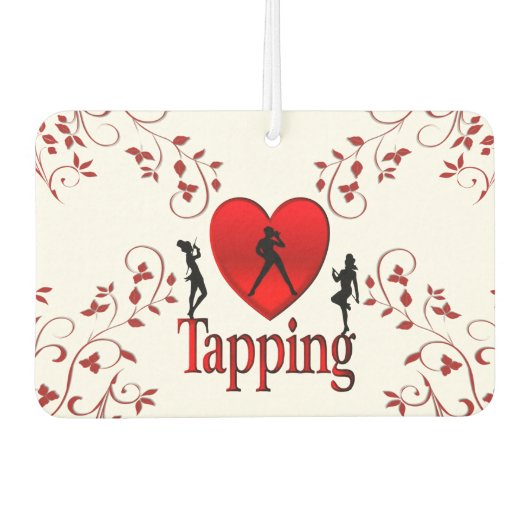 I Heart Tapdansen Luchtverfrisser (Voorkant)