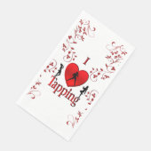 I Heart Tapping Dance Servet (Hoek)
