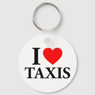 I Heart Taxis Sleutelhanger