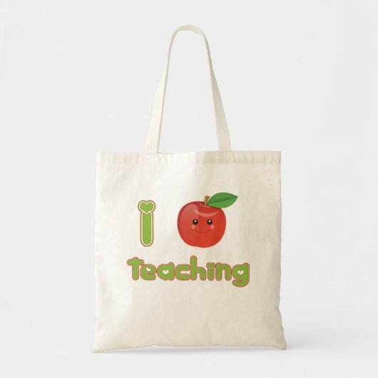 I Heart Teaching - Eco Bag Tote Bag (Voorkant)