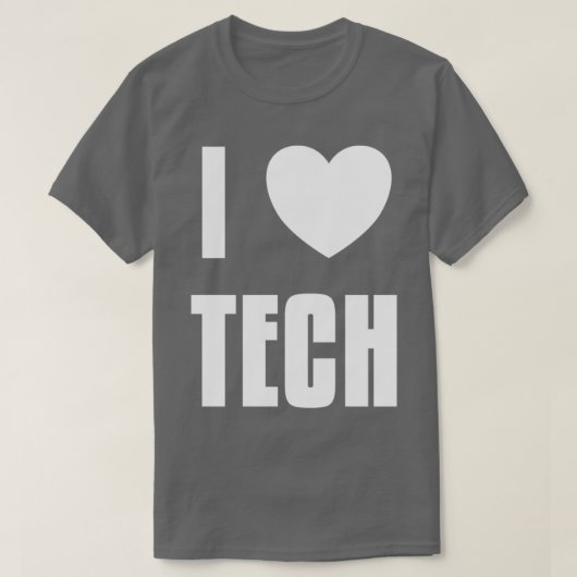 I Heart Tech T-shirt (Design voorkant)