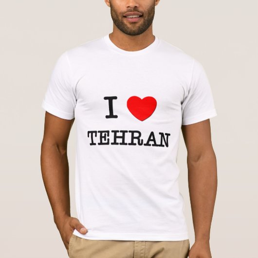 I Heart TEHRAN T-shirt (Voorkant)