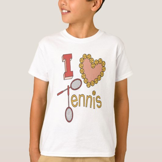 I Heart Tennis T-shirt (Voorkant)