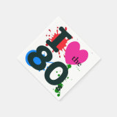 I Heart The 80s Cocktail servet (Hoek)
