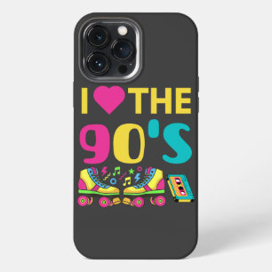 I Heart The 90 S, vintage retro 90s outfit iPhone 13 Pro Max Hoesje