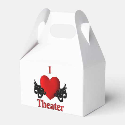 I Heart Theater Bedankdoosjes (Voorkant Zijde)
