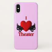 I Heart Theater Case-Mate iPhone Case (Achterkant)