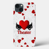 I Heart Theater Case-Mate iPhone Case (Achterkant)