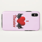 I Heart Theater Case-Mate iPhone Case (Achterkant (horizontaal))