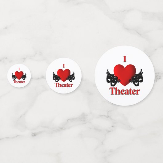 I Heart Theater Confetti (Voorkanten)