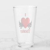 I Heart Theater Glas (Achterkant)