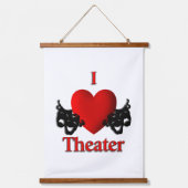 I Heart Theater Hangend Wandkleed (Voorkant)