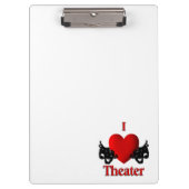 I Heart Theater Klembord (Voorkant)
