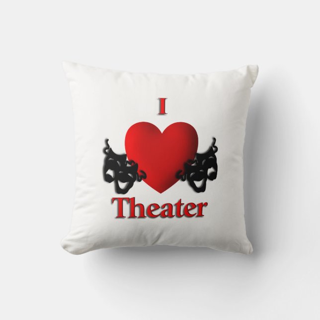 I Heart Theater Kussen (Voorkant)