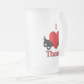 I Heart Theater Matglas Bierpul (Voorkant rechts)