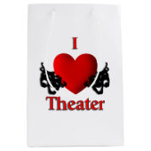 I Heart Theater Medium Cadeauzakje (Voorkant)