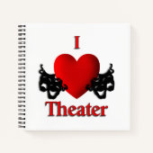 I Heart Theater Notitieboek (Voorkant)