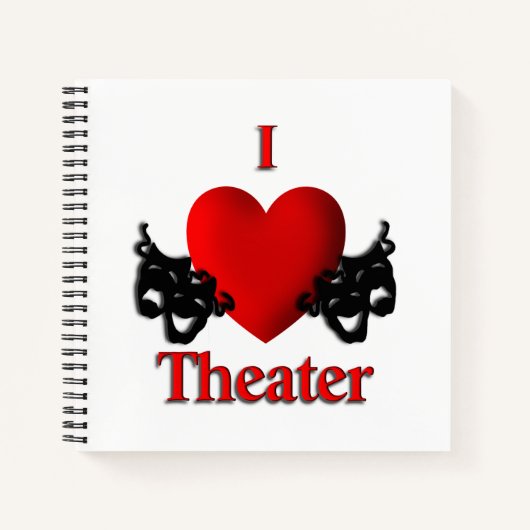 I Heart Theater Notitieboek (Voorkant)