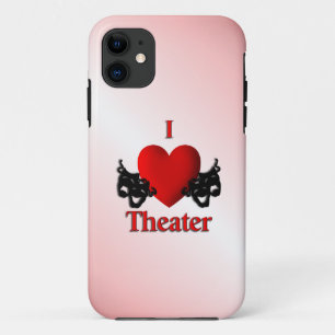 I Heart Theater Pink Case-Mate iPhone Case