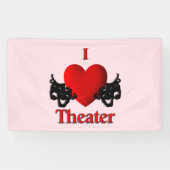 I Heart Theater Pink Spandoek (Horizontaal)