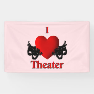 I Heart Theater Pink Spandoek