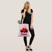 I Heart Theater Pink Tote Bag (Op model)