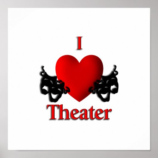 I Heart Theater Poster (Voorkant)