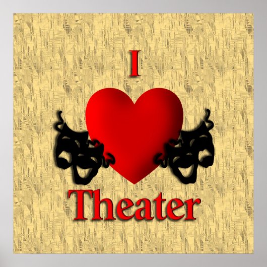 I Heart Theater Poster (Voorkant)