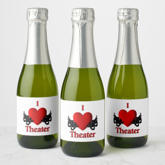 I Heart Theater Sparkling Wijnetiket (Flessen)