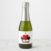 I Heart Theater Sparkling Wijnetiket (Voorkant)