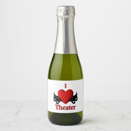 I Heart Theater Sparkling Wijnetiket (Voorkant)