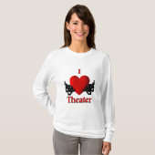 I Heart Theater T-shirt (Voorkant volledig)