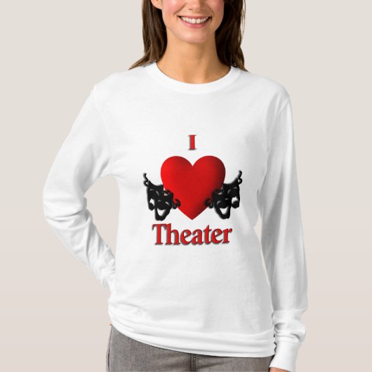 I Heart Theater T-shirt (Voorkant)