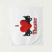 I Heart Theater Wandkleed (Voorkant)