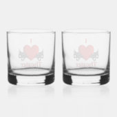 I Heart Theater Whisky Glas (Achterkant)