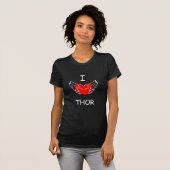 I HEART THOR black T-shirt (Voorkant volledig)