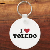 I Heart Toledo Ohio Sleutelhanger (Voorkant)