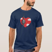 I Heart Toronto CN Tower T-shirt (Voorkant)