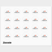 I Heart Torrance Ronde Sticker (Vel)