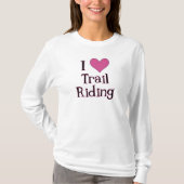 I Heart Trail Riding T-shirt (Voorkant)
