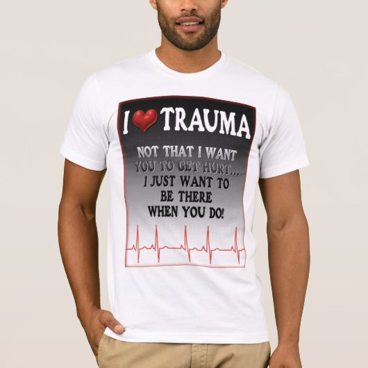 I Heart Trauma T-shirt (Voorkant)