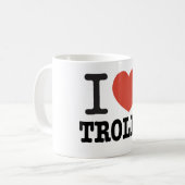 I Heart Trolls Koffiemok (Voorkant links)