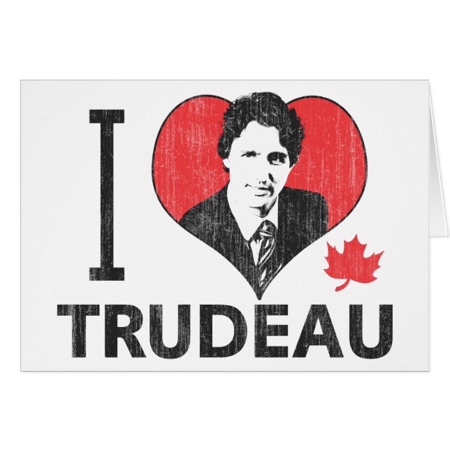 I Heart Trudeau (Voorkant Horizontaal)