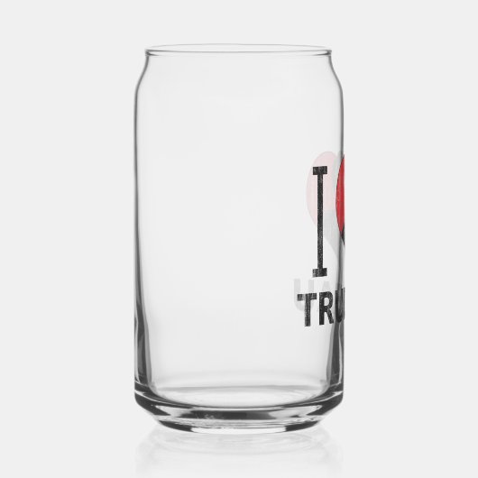 I Heart Trudeau Blikvorm Glas (Rechts)