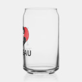 I Heart Trudeau Blikvorm Glas (Links)
