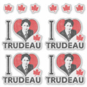 I Heart Trudeau Contour Cut Set Sticker (Voorkant)