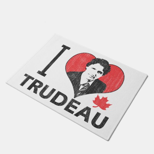 I Heart Trudeau Deurmat (Schuin)