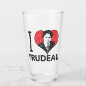 I Heart Trudeau Glas (Voorkant)