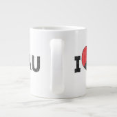 I Heart Trudeau Grote Koffiekop (Achterkant)